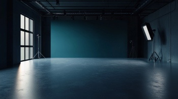 Empty Dark Spacious Interiors with Reflections 30xJPEG