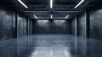 Empty Dark Spacious Interiors with Reflections 30xJPEG