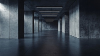 Empty Dark Spacious Interiors with Reflections 30xJPEG