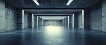 Empty Dark Spacious Interiors with Reflections 30xJPEG