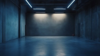 Empty Dark Spacious Interiors with Reflections 30xJPEG