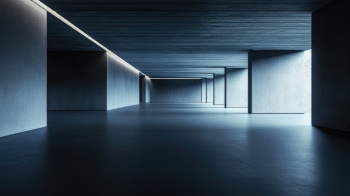 Empty Dark Spacious Interiors with Reflections 30xJPEG