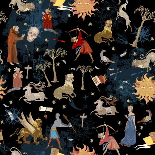 Astrology, Cosmos, Solar System, Horoscope Mystical Collection 24xAI