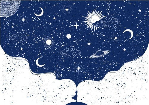 Astrology, Cosmos, Solar System, Horoscope Mystical Collection 24xAI