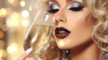 Champagne Popping Celebration 18xPNG, 10xJPEG