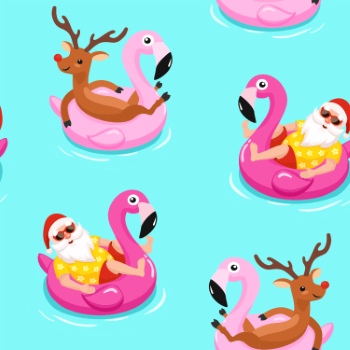 Xmas Seamless Patterns #1, 30xAI