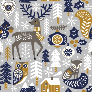 Xmas Seamless Patterns #1, 30xAI