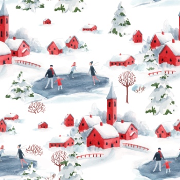 Xmas Seamless Patterns #1, 30xAI