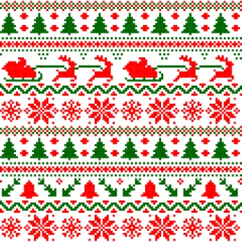Xmas Seamless Patterns #1, 30xAI