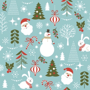 Xmas Seamless Patterns #1, 30xAI