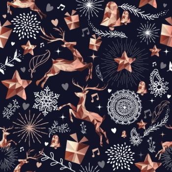 Xmas Seamless Patterns #2, 31xAI