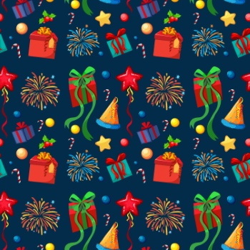 Xmas Seamless Patterns #2, 31xAI