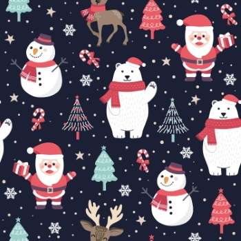 Xmas Seamless Patterns #2, 31xAI