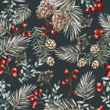 Xmas Seamless Patterns #2, 31xAI