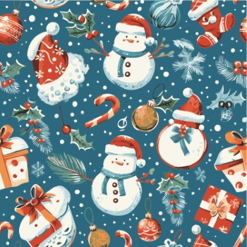 Xmas Seamless Patterns #2, 31xAI