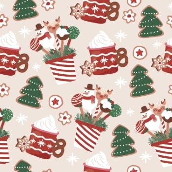 Xmas Seamless Patterns #3, 30xAI Xmas Seamless Patterns #3, 30xAI