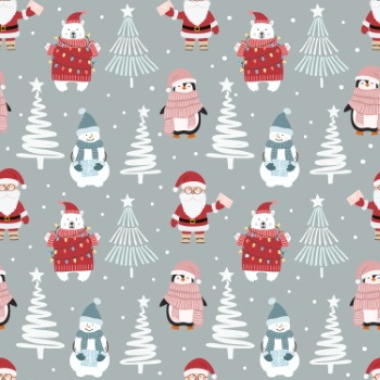 Xmas Seamless Patterns #3, 30xAI Xmas Seamless Patterns #3, 30xAI