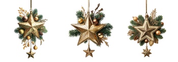 Christmass Tree & Pine Decorations 30xPNG