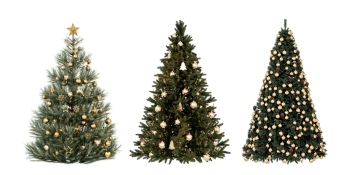 Christmass Tree & Pine Decorations 30xPNG