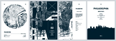 City Map, Silhouette, Skyline Poster Templates #3, 25xAI City Map, Silhouette, Skyline Poster Templates #3, 25xAI