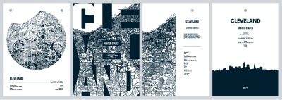 City Map, Silhouette, Skyline Poster Templates #3, 25xAI City Map, Silhouette, Skyline Poster Templates #3, 25xAI