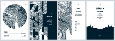 City Map, Silhouette, Skyline Poster Templates #4, 25xAI City Map, Silhouette, Skyline Poster Templates #4, 25xAI