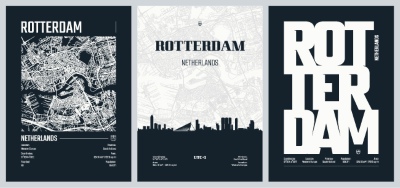 City Map, Silhouette, Skyline Poster Templates #4, 25xAI City Map, Silhouette, Skyline Poster Templates #4, 25xAI
