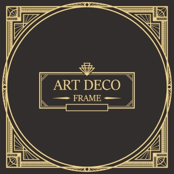 Art Deco Frames #1, 25xAI