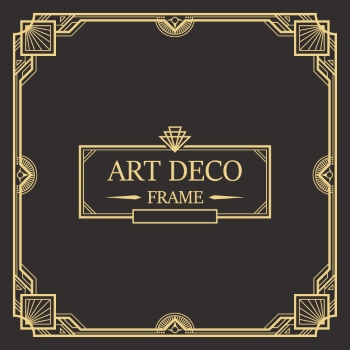 Art Deco Frames #1, 25xAI