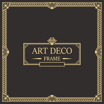 Art Deco Frames #1, 25xAI