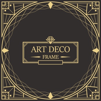 Art Deco Frames #1, 25xAI