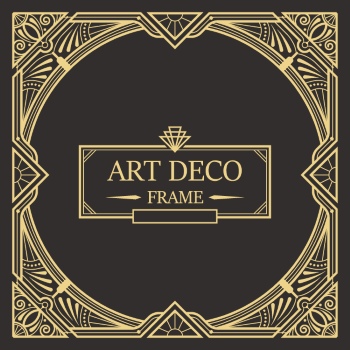 Art Deco Frames #1, 25xAI