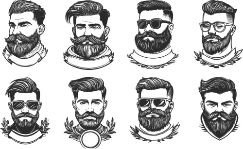 Vintage Engraving Style Gentleman 29xAI
