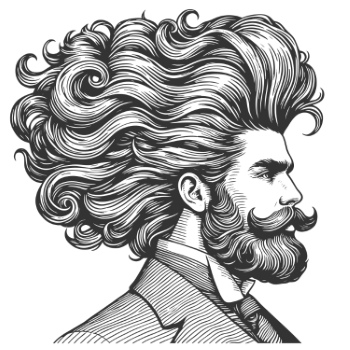 Vintage Engraving Style Gentleman 29xAI
