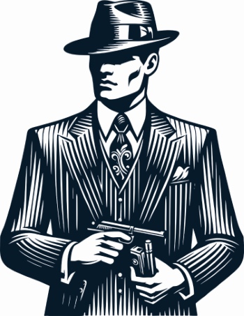 Vintage Engraving Style Gentleman 29xAI
