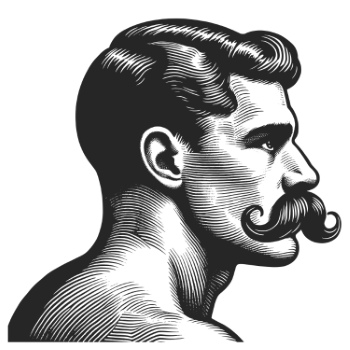 Vintage Engraving Style Gentleman 29xAI
