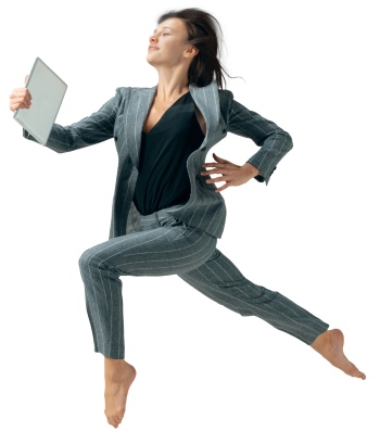 Running Business People 29xPNG