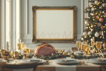 35 Christmas Frame Mockups PSD PNG