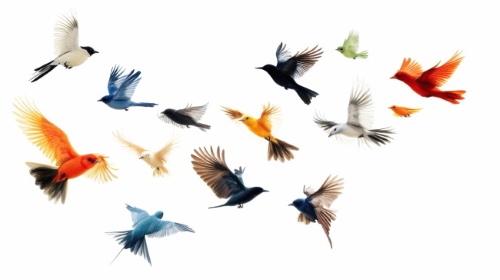 Birds #1, 29xPNG, 2xAI