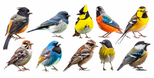 Birds #1, 29xPNG, 2xAI