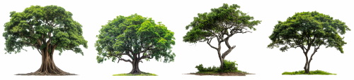 Transparent Trees & Forests 24xPNG
