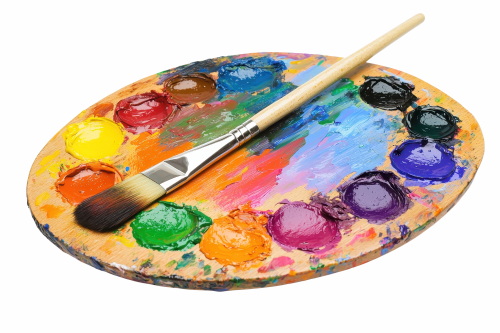 Painting - Isolated Brush and Splatters 38xPNG