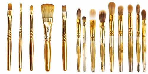 Painting - Isolated Brush and Splatters 38xPNG