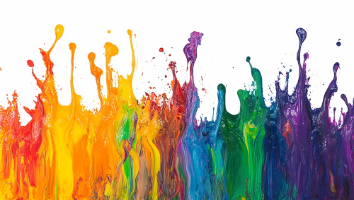 Painting - Isolated Brush and Splatters 38xPNG