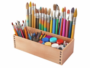 Painting - Isolated Brush and Splatters 38xPNG