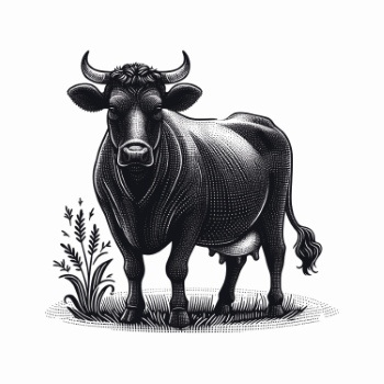 Farm Animal Vintage Engravers Collection #2, 44xAI