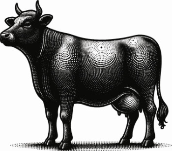 Farm Animal Vintage Engravers Collection #2, 44xAI