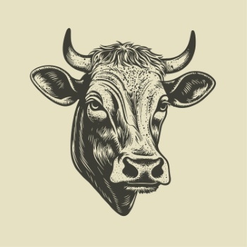 Farm Animal Vintage Engravers Collection #2, 44xAI