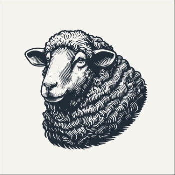 Farm Animal Vintage Engravers Collection #2, 44xAI