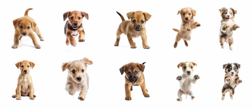Dogs in Action 27xPNG